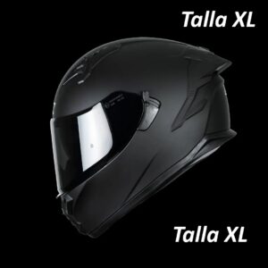 Casco Integral Obsidian Negro Acabado Mate | Talla XL
